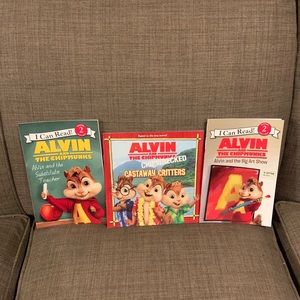 Set of 3 Alvin & the Chipmunks books